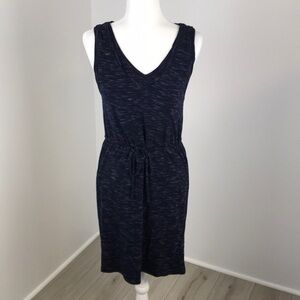 By & By Navy Blue Bell Sleeve Dress Size L